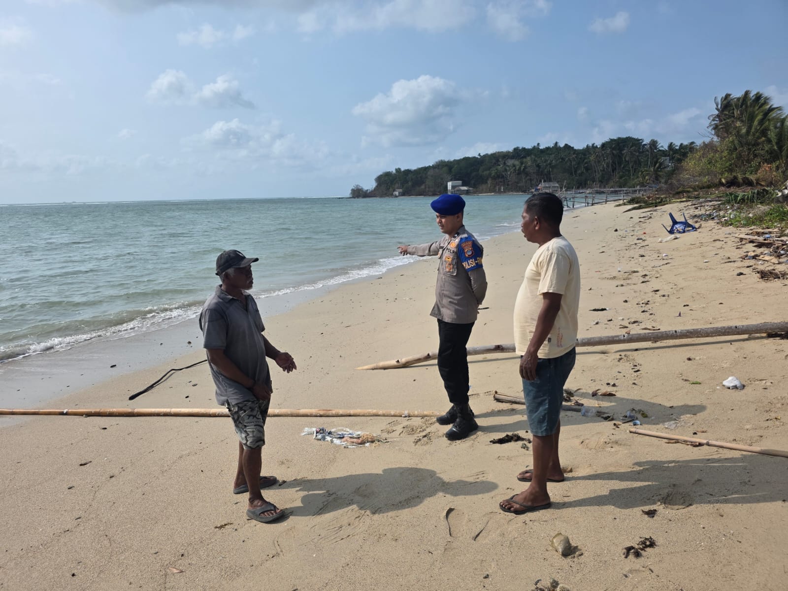 Satpolairud Polres Kotabaru Sisir Pesisir Laut Jawa, Antisipasi Korban KM Virgo Transport 8 Terbawa Arus