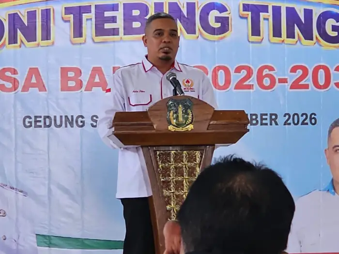 KONI Tebing Tinggi Dilantik untuk Masa Bakti 2026-2030, Target Jaga Posisi 5 Besar Porprovsu