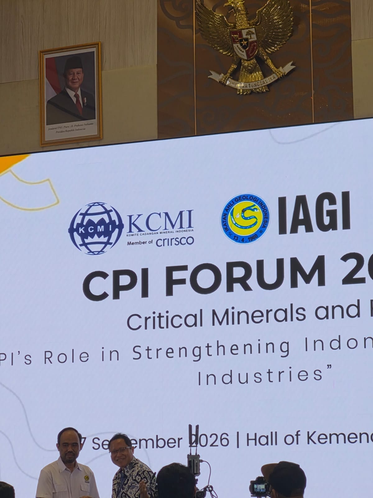 KOMBERS KCMI Gelar CPI Forum 2026, Bahas Mineral Kritis dan REE