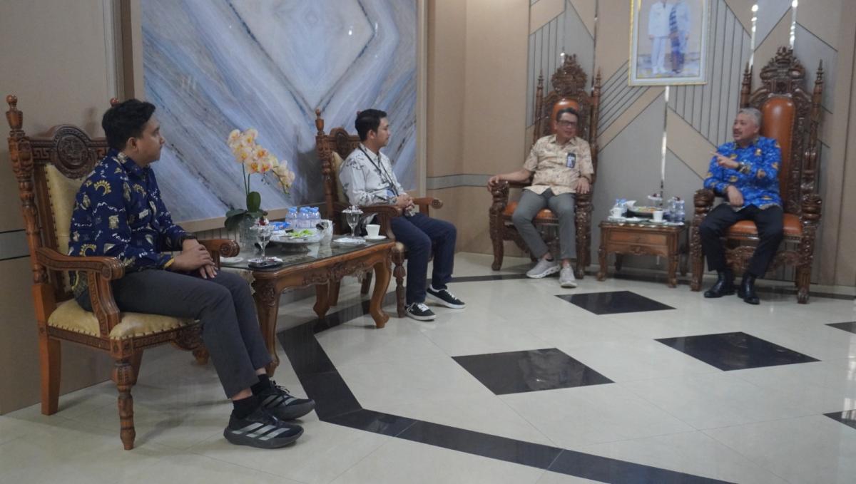 Ombudsman Sulsel Audiensi dengan Bupati Pinrang, Perkuat Pengawasan Pelayanan Publik