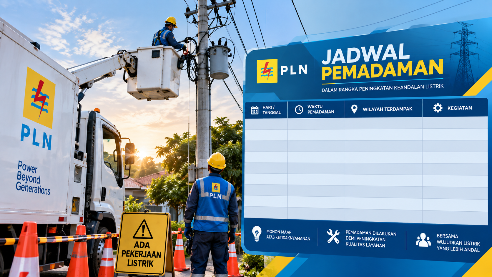 Jadwal Mati Lampu Banjarmasin dan Gambut 17 September 2026, Cek Jamnya