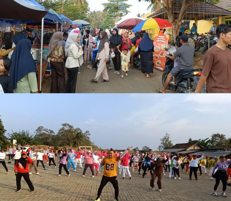Pasar Senja Pugung Raharjo Meriahkan HUT PMI ke-81 di Lampung Timur