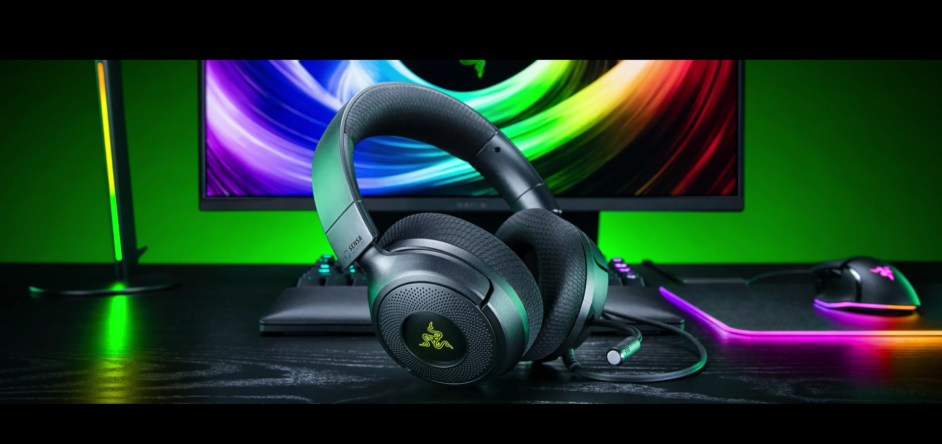 Razer Kraken V4 X Sensa HD Hadirkan Getaran Haptic di Headset US$99,99