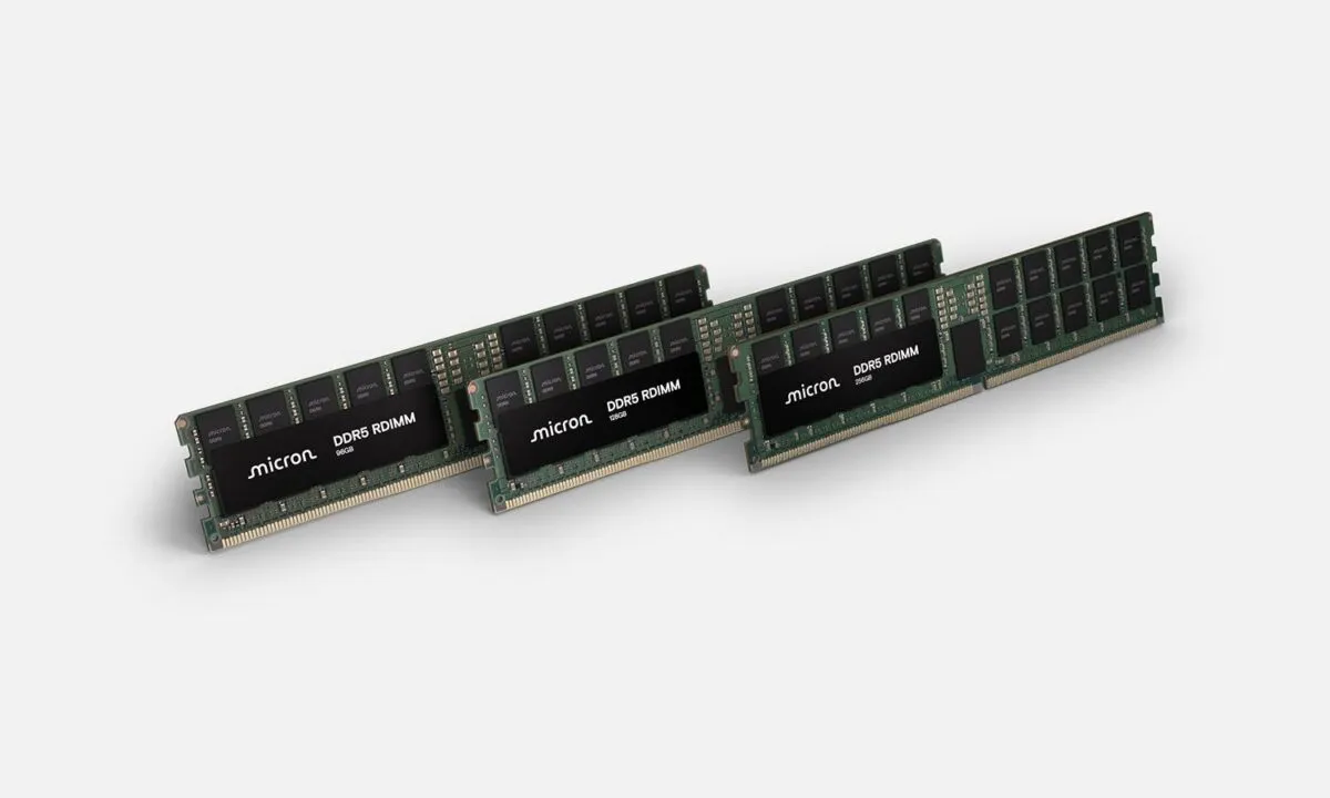 Micron Rilis Modul RAM DDR5 RDIMM 512GB Pertama di Dunia, Kecepatan 9.200 MT/s