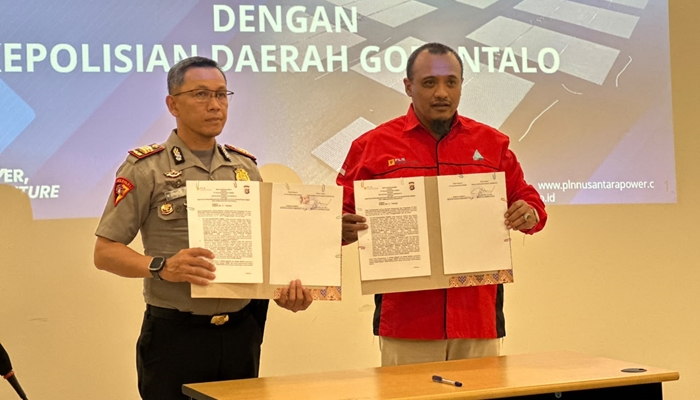 PLN Nusantara Power UP Gorontalo dan Polda Gorontalo Teken PKS Pengamanan Operasional Pembangkit