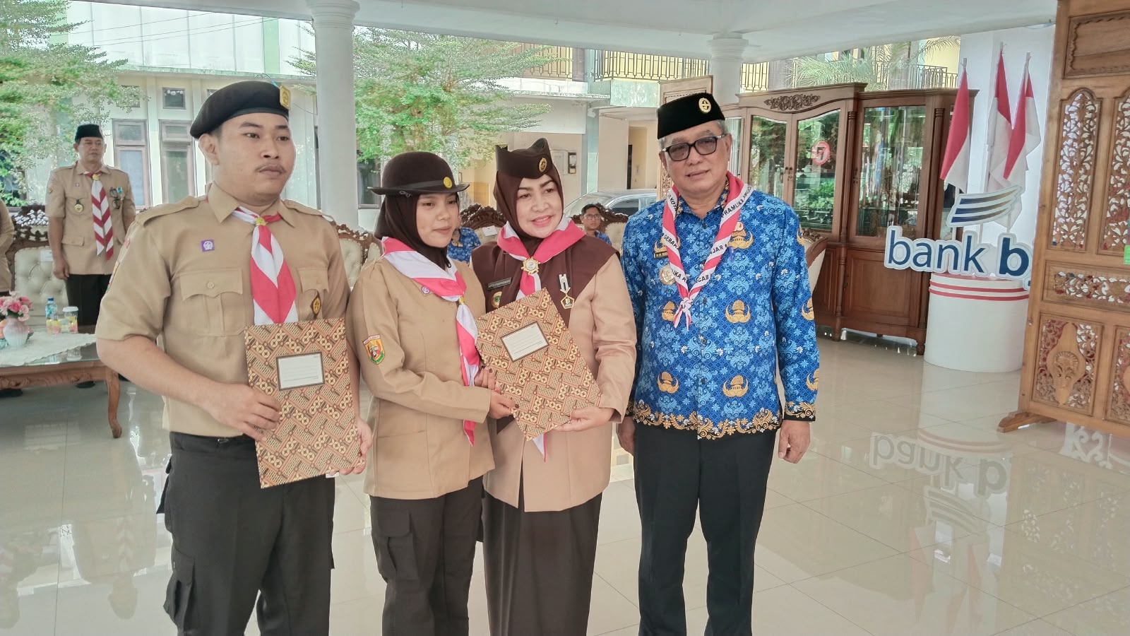 20 Pramuka Pendidikan Kesetaraan Kota Banjar Dilepas ke Gema Tunas Jabar di Cianjur