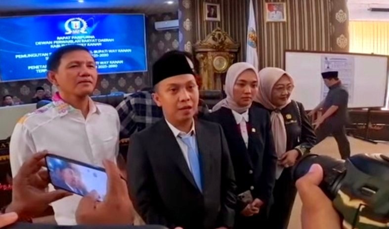 DPRD Way Kanan Tetapkan M. Galang Putra Rahman sebagai Wabup Terpilih, Raih 40 Suara