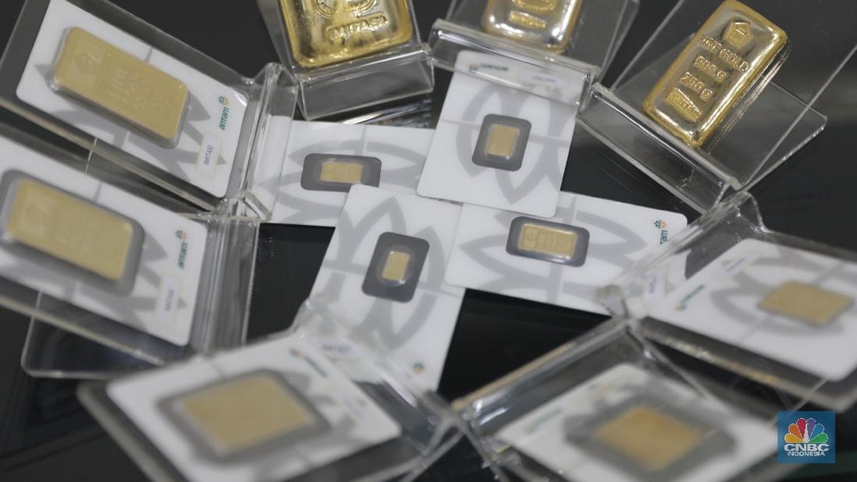 Harga Emas Antam Naik Rp 5.000 ke Rp 2.598.000 per Gram