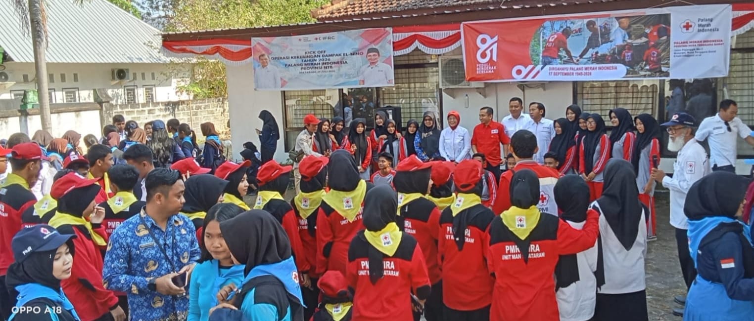 PMI NTB Gelar Apel HUT ke-81 di Mataram, Fokus Distribusi Air Bersih ke 9 Kabupaten/Kota
