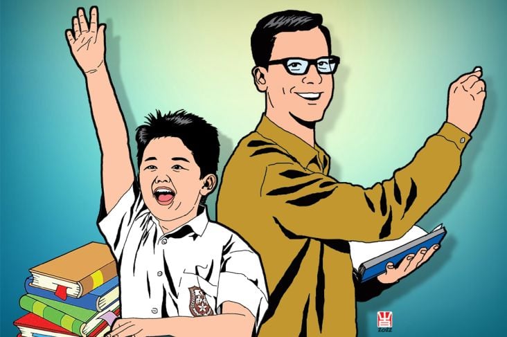 Prabowo Soroti Rekrutmen Guru, Wacana Kewenangan Kembali ke Pusat