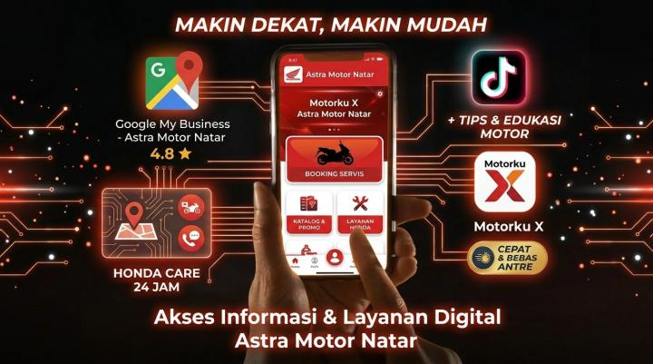 Astra Motor Natar Integrasikan TikTok hingga Motorku X untuk Layanan Konsumen