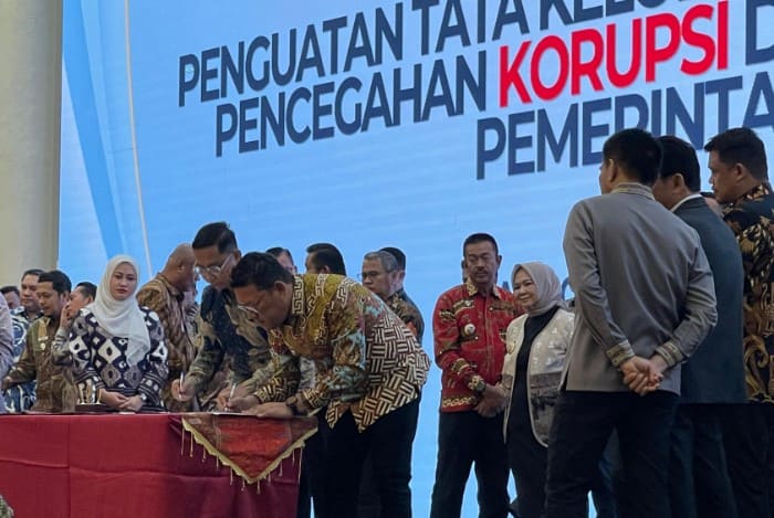 Pemko Sibolga dan DPRD Teken Komitmen Pencegahan Korupsi di Hadapan Pimpinan KPK, Lapor Tindak Lanjut Tiap Bulan