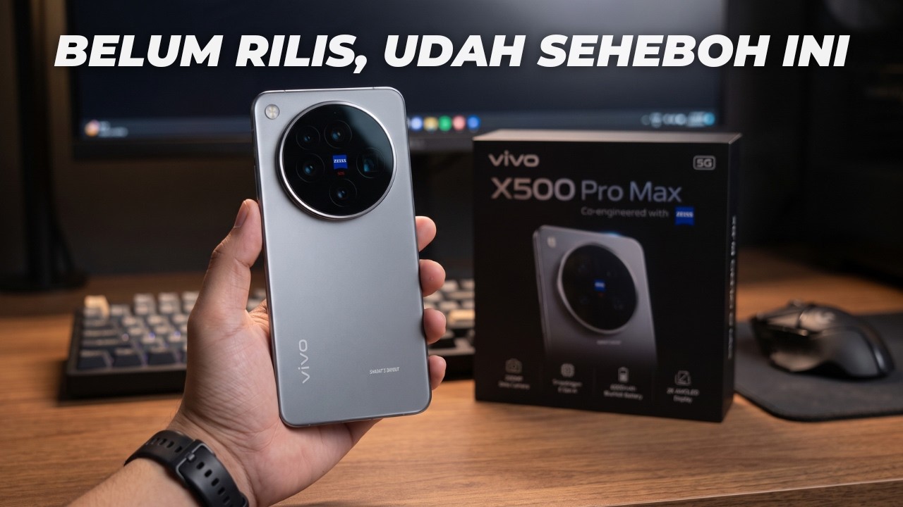 Vivo X500 Pro Max Bawa Sensor Kamera 17EV untuk Foto Low-Light