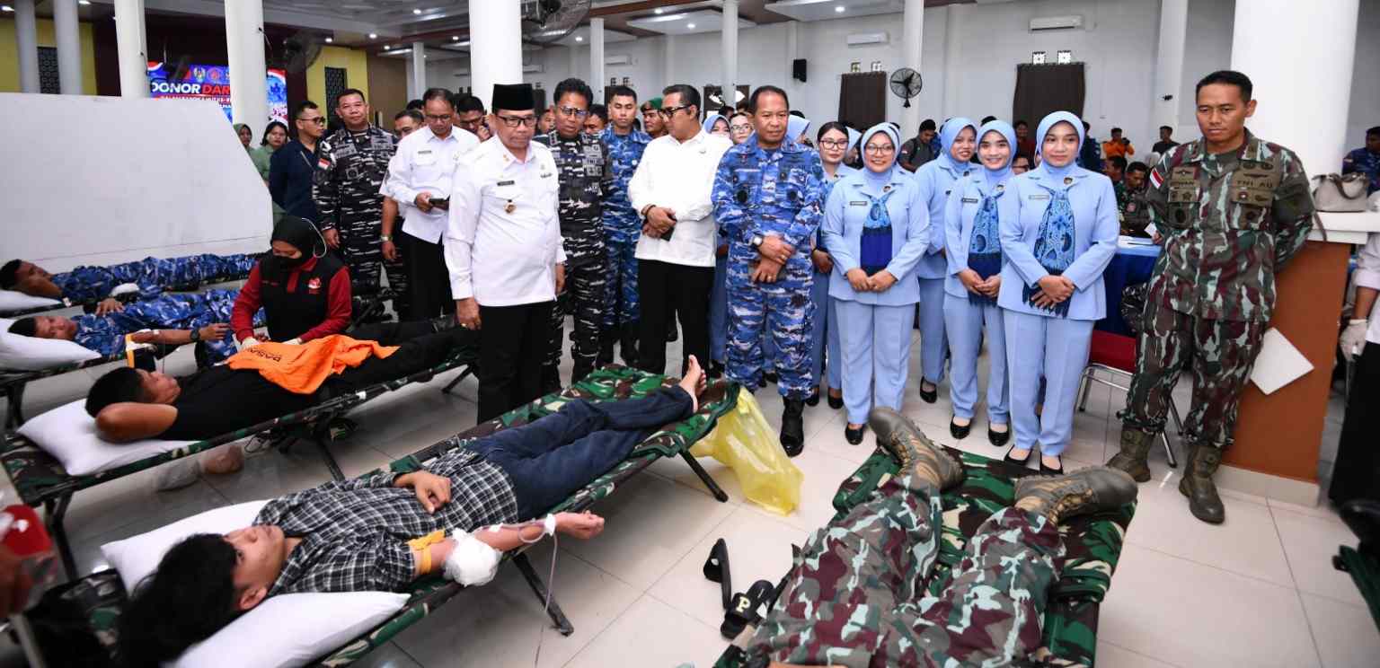 122 Kantong Darah Terkumpul di Natuna, Golongan O Terbanyak dalam Donor Darah HUT ke-81 TNI