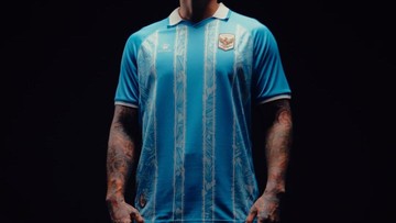 Jersey Ketiga Timnas Indonesia Resmi Rilis, Dominasi Biru Terang