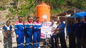 Pertamina Bor Dua Sumur di Manggarai, 153 KK Kini Punya Air Dekat