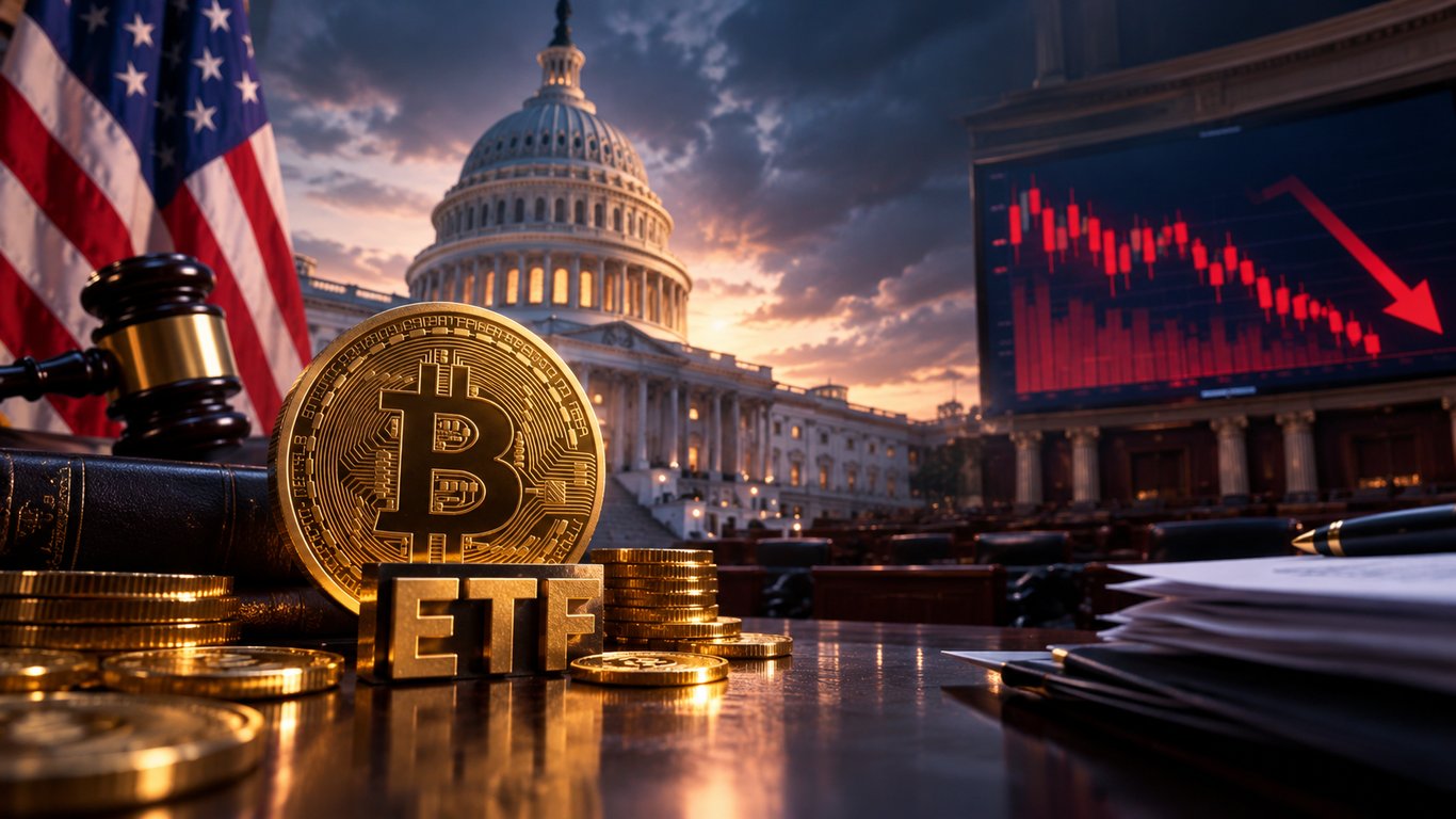 ETF Bitcoin Spot AS Alami Arus Keluar US$450 Juta usai CLARITY Act Gagal di Senat