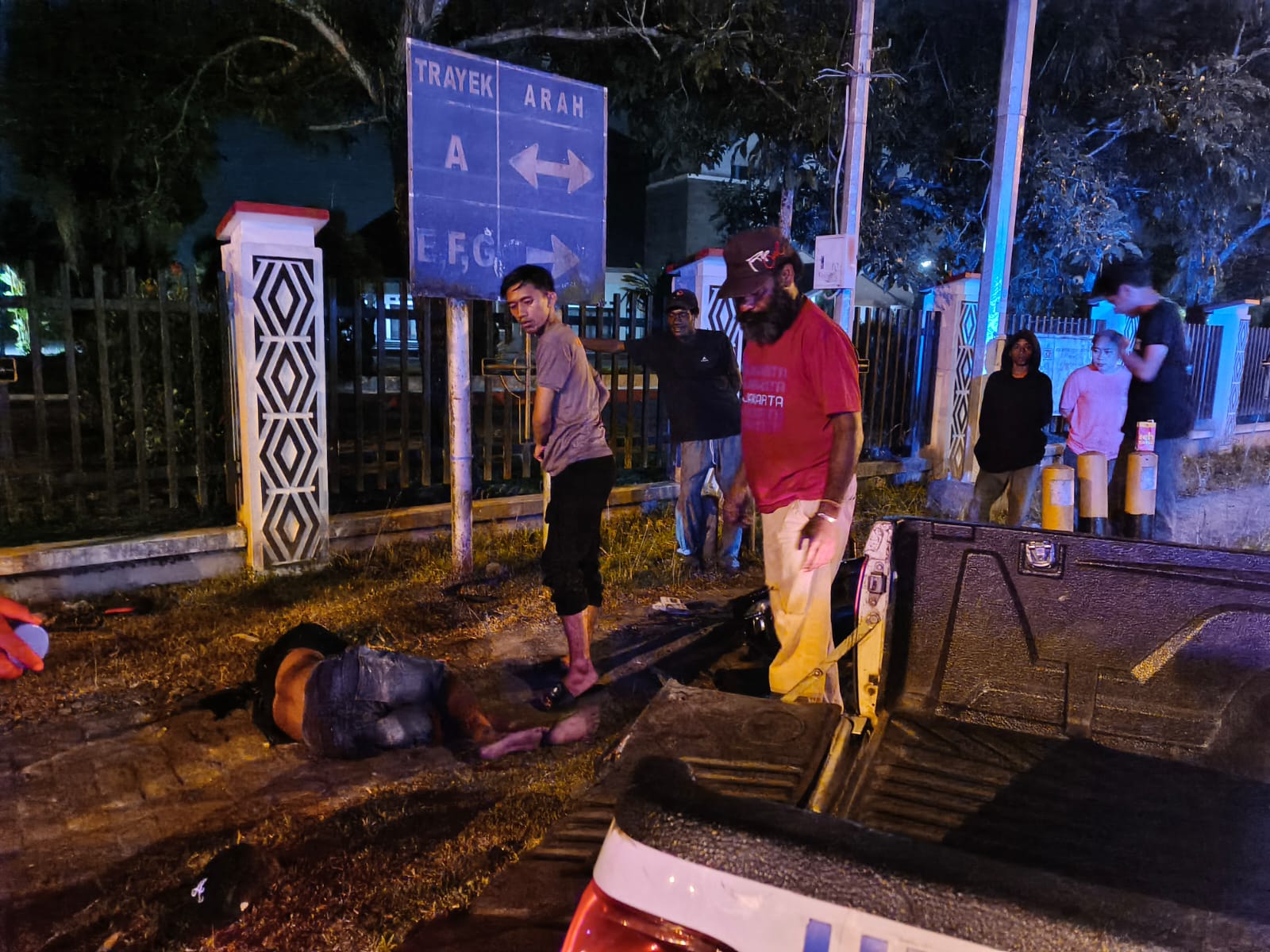 Pengendara Motor Tewas Tabrak Trotoar Depan Gereja Katedral Tiga Raja Mimika, Kerugian Rp 1 Juta