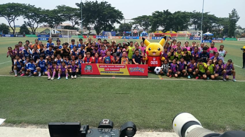 74 Pesepak Bola Putri Jakarta-Bekasi Berlatih Bersama Legenda Jepang di MLSC