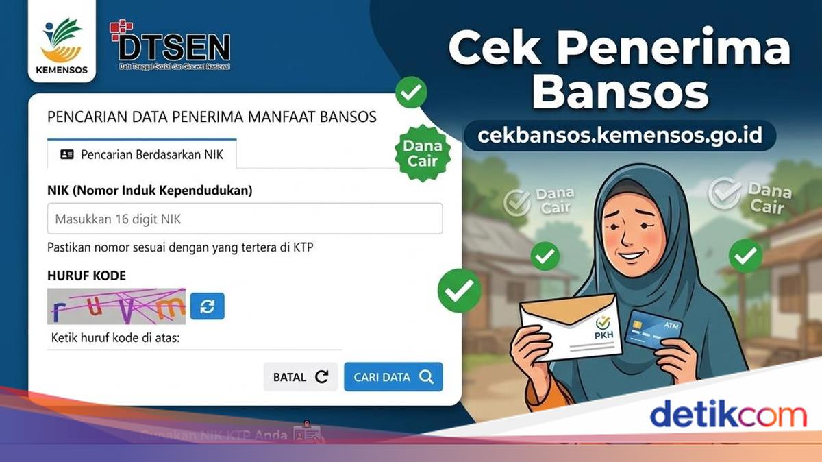 Cara Cek Bansos PKH dan BPNT September 2026 Pakai NIK KTP Lewat HP