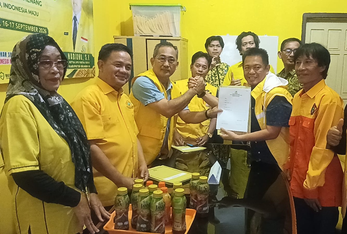 Adriansyah Ambil Formulir Calon Ketua Golkar Muara Enim, Pendaftaran Ditutup 17 September 2026