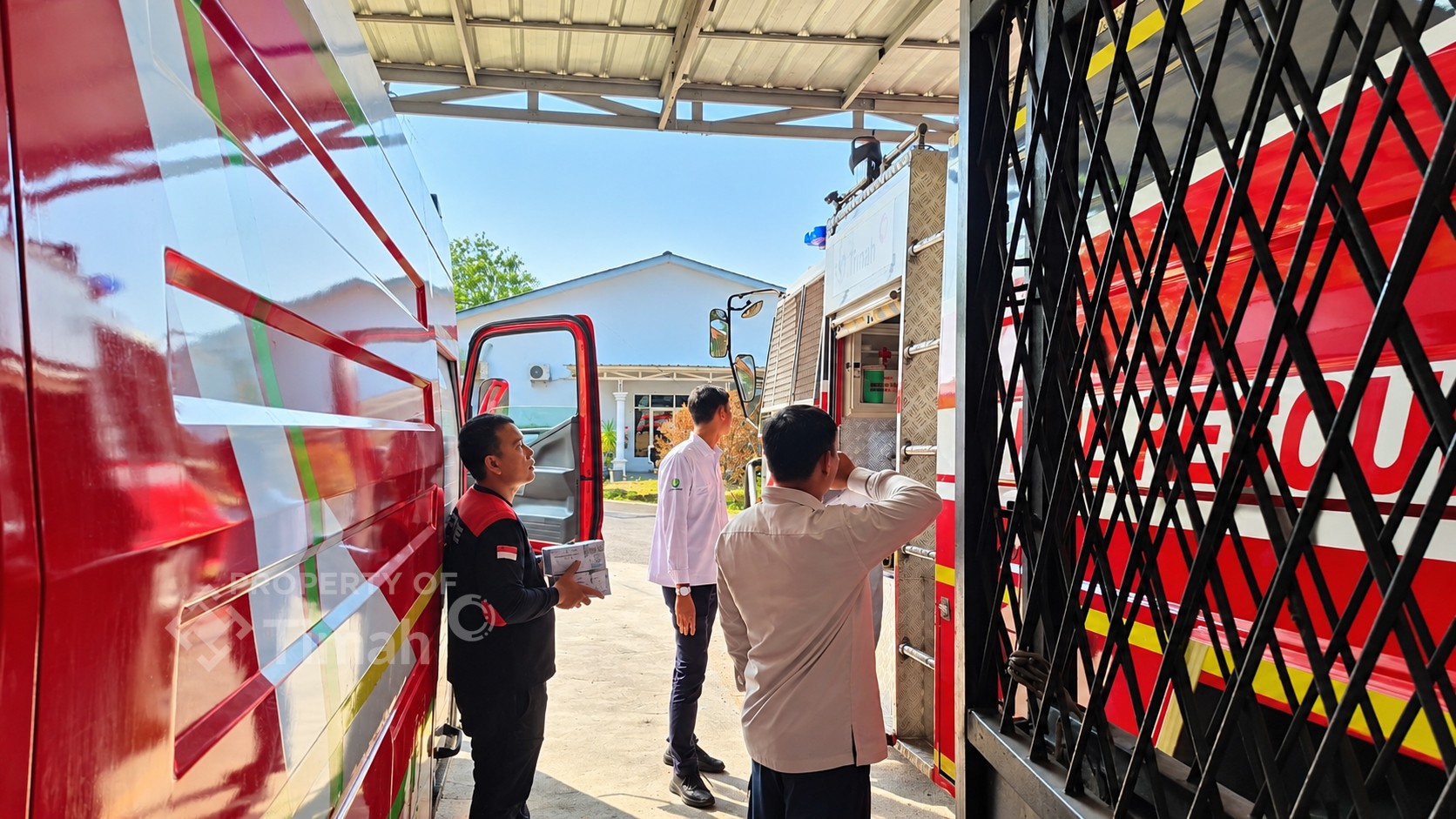 PT Timah Salurkan Air Bersih ke SMKN 4 Pangkalpinang, 700 Warga Sekolah Terdampak Kemarau