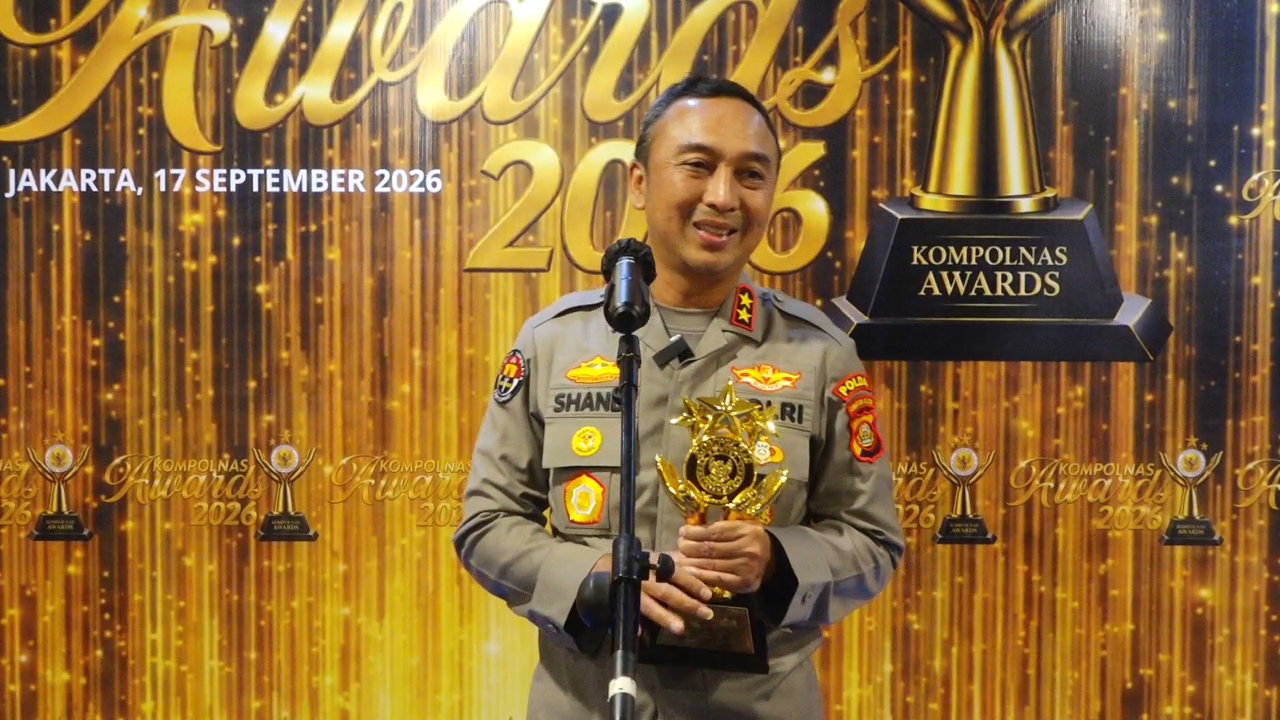 Polda Sumsel Raih Polda Terbaik Kompolnas Awards 2026, Kapolda Sebut Hasil Kerja Cerdas dan Ikhlas Seluruh Personel