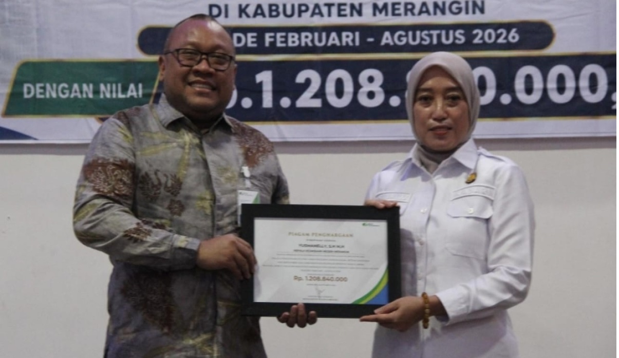 Kejari Merangin Raih Penghargaan BPJS Ketenagakerjaan, Pulihkan Keuangan Negara Rp1,2 Miliar