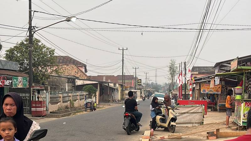 Kualitas Udara Pangkalan Balai Banyuasin Tidak Sehat, AQI Capai 179 pada Jumat Pagi