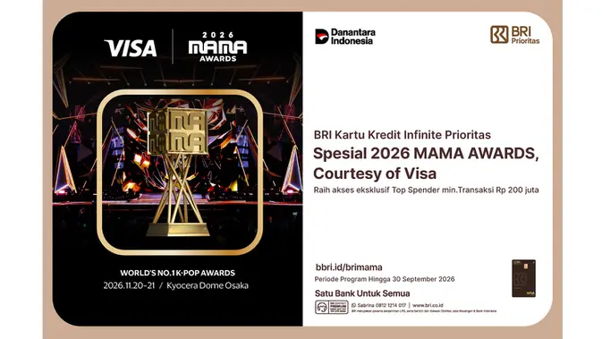 BRI Buka Jalan ke MAMA Awards 2026 Osaka Lewat Kartu Kredit