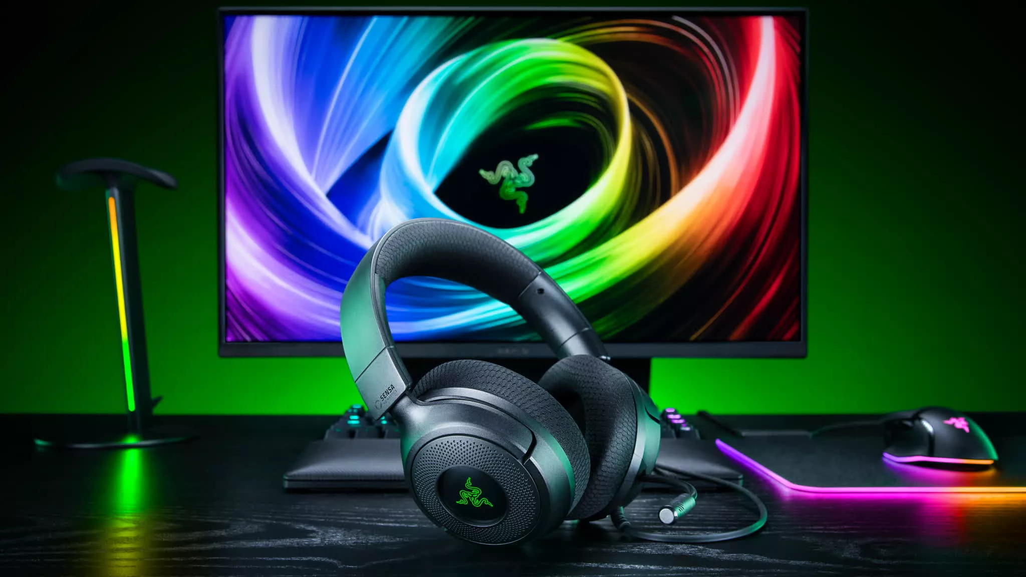 Razer Kraken V4 X Sensa HD Hadir, Headset Haptik Termurah Razer Dibanderol USD 100