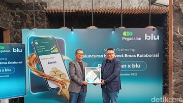 Pegadaian dan BCA Digital Luncurkan bluInvest Emas, Modal Mulai Rp 10.000
