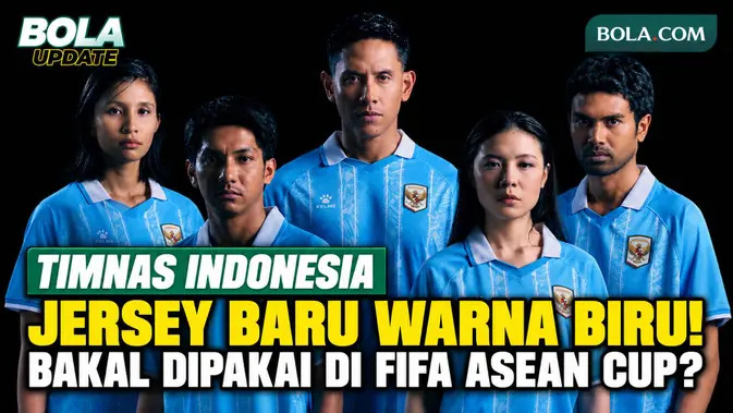 Kelme Rilis Jersey Ketiga Timnas Indonesia, Warna Biru Dipakai di FIFA ASEAN Cup 2026