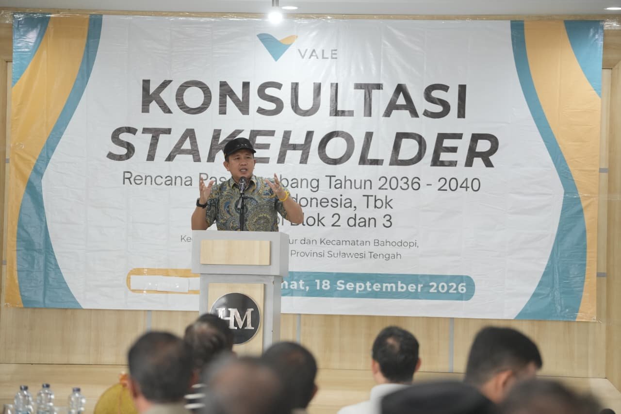 Bupati Morowali Tekankan Kepentingan Warga di Konsultasi Pascatambang PT Vale 2036–2040
