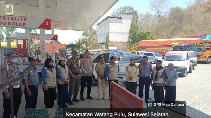 Satgas BBM Sidrap Evaluasi 10 dari 11 SPBU, Antrean Masih Terlihat di Sejumlah Titik