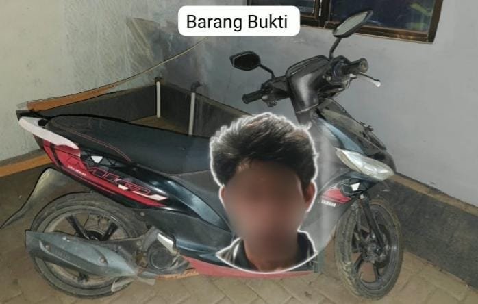 Buser 77 Polresta Kendari Bekuk Pencuri Motor Bermodal Kunci Masih Terpasang di Anawai