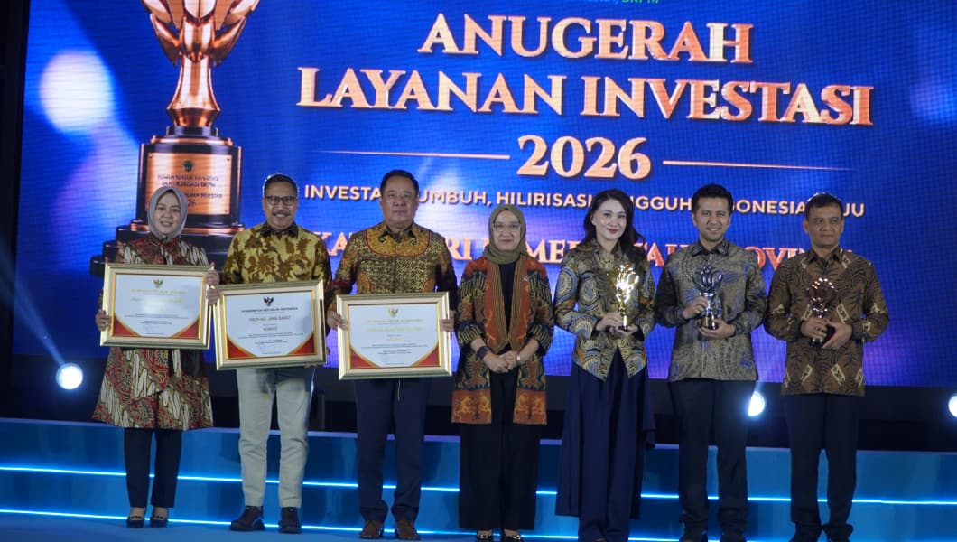 Sumsel Nomine Anugerah Layanan Investasi 2026, Wagub Cik Ujang Terima Langsung di Jakarta