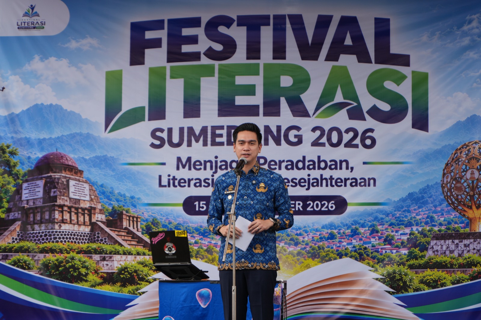 Festival Literasi Sumedang 2026 Ditutup, Wabup Fajar: Literasi Bukan Sekadar Jumlah Buku Dibaca