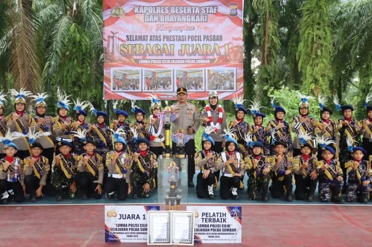 Kapolres Pasaman Barat Sambut Kepulangan Tim Pocil Juara I Tingkat Polda Sumbar