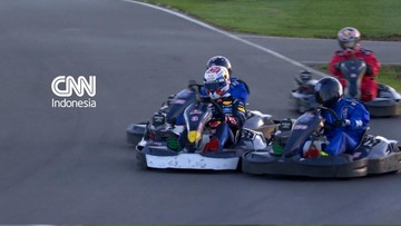 Max Verstappen Salip 100 Pembalap di Balapan Go-Kart 'Max vs 100'