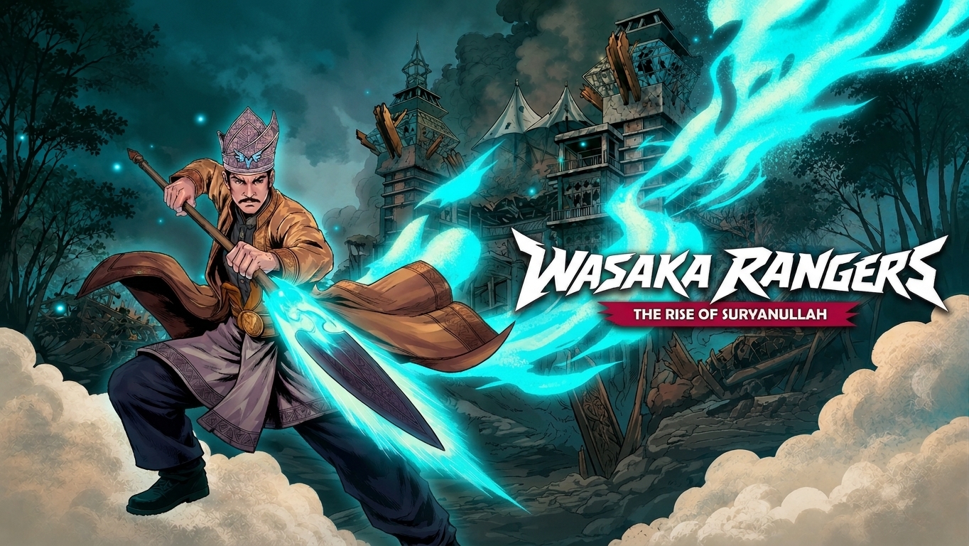 Wasaka Rangers, Komik Banjarmasin Angkat 4 Pahlawan Banjar Jadi Superhero Tahun 2040