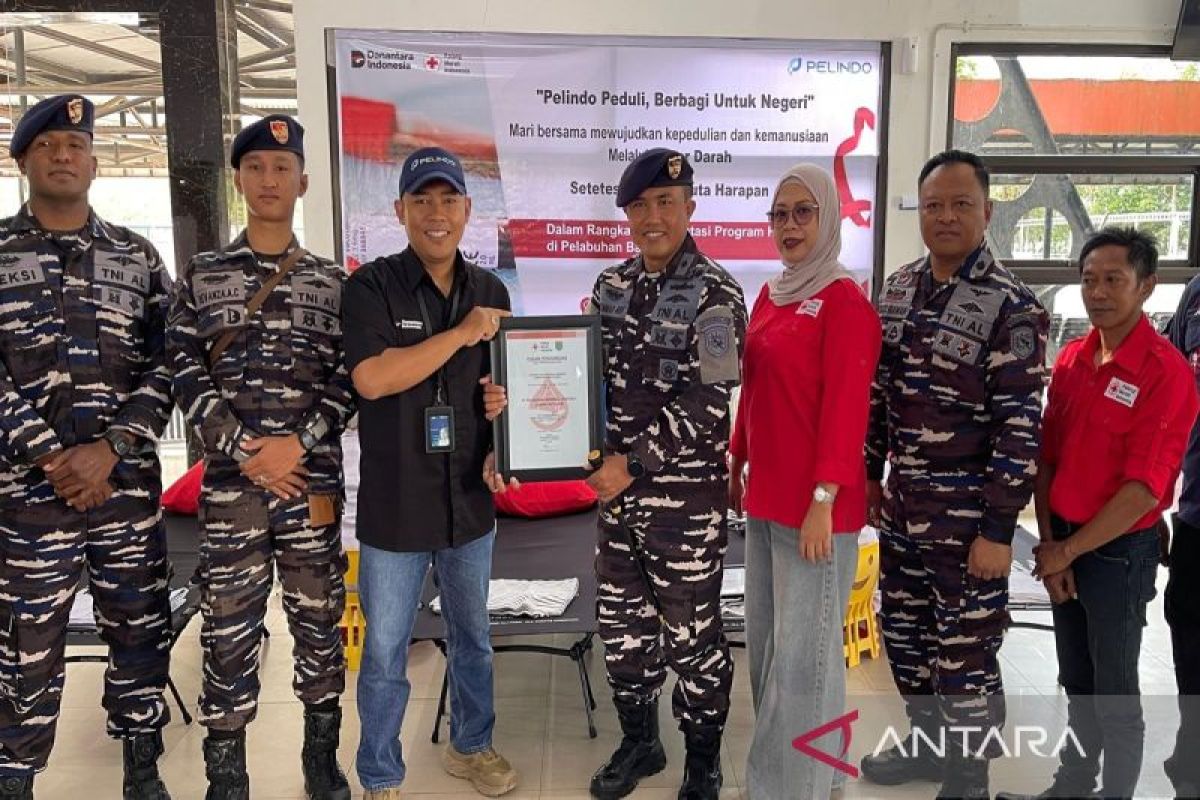 Pelindo Batulicin Gelar Donor Darah, Kumpulkan 100 Kantong Bersama TNI AL dan PMI