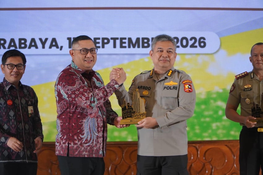 Pegadaian-Polri Teken Kerja Sama Pengamanan Operasional di Surabaya