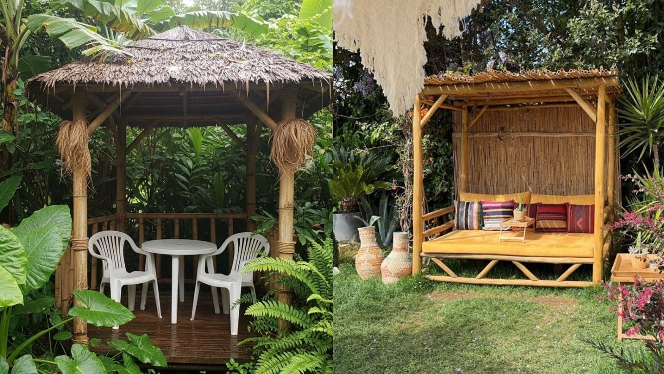 7 Desain Gazebo Bambu Minimalis untuk Percantik Kebun Rumah