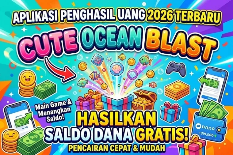 Cute Ocean Blast, Game Match 3 Penghasil Saldo Dana dengan 10.000 Unduhan