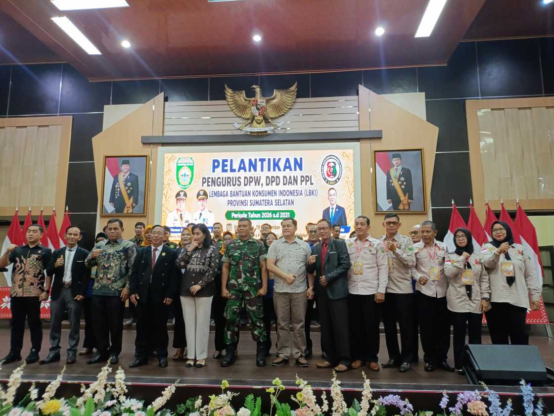 LBKI Sumsel Kukuhkan Pengurus 2026-2031, Siapkan Nikah Massal hingga Bantuan Sembako 2.000 Warga