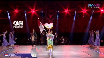 Atlet Indonesia Pamer Budaya Batak dan Bali di Pembukaan Asian Games 2026