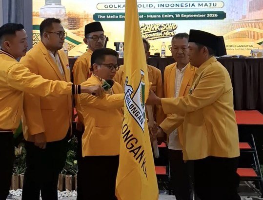 Ardiansyah Pimpin Golkar Muara Enim secara Aklamasi, Minta Kader Kritik jika Salah Langkah