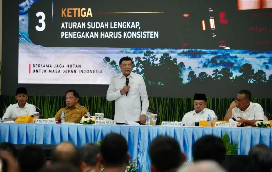 Menko Polkam Minta Penanganan Karhutla Sumsel Dipusatkan di Titik Rawan, 50 Tersangka Segera Diproses