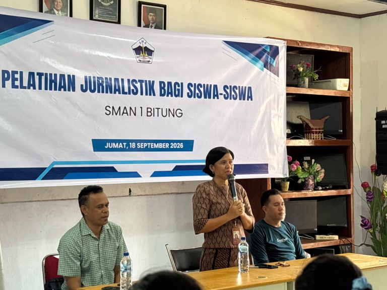 SMAN 1 Bitung Latih 30 Siswa Jadi Jurnalis Sekolah, Bekali Teknik Reportase hingga Penulisan Berita